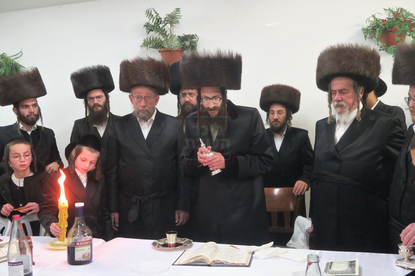 האדמו"ר מישועות יעקב סקולען, שבת במירון