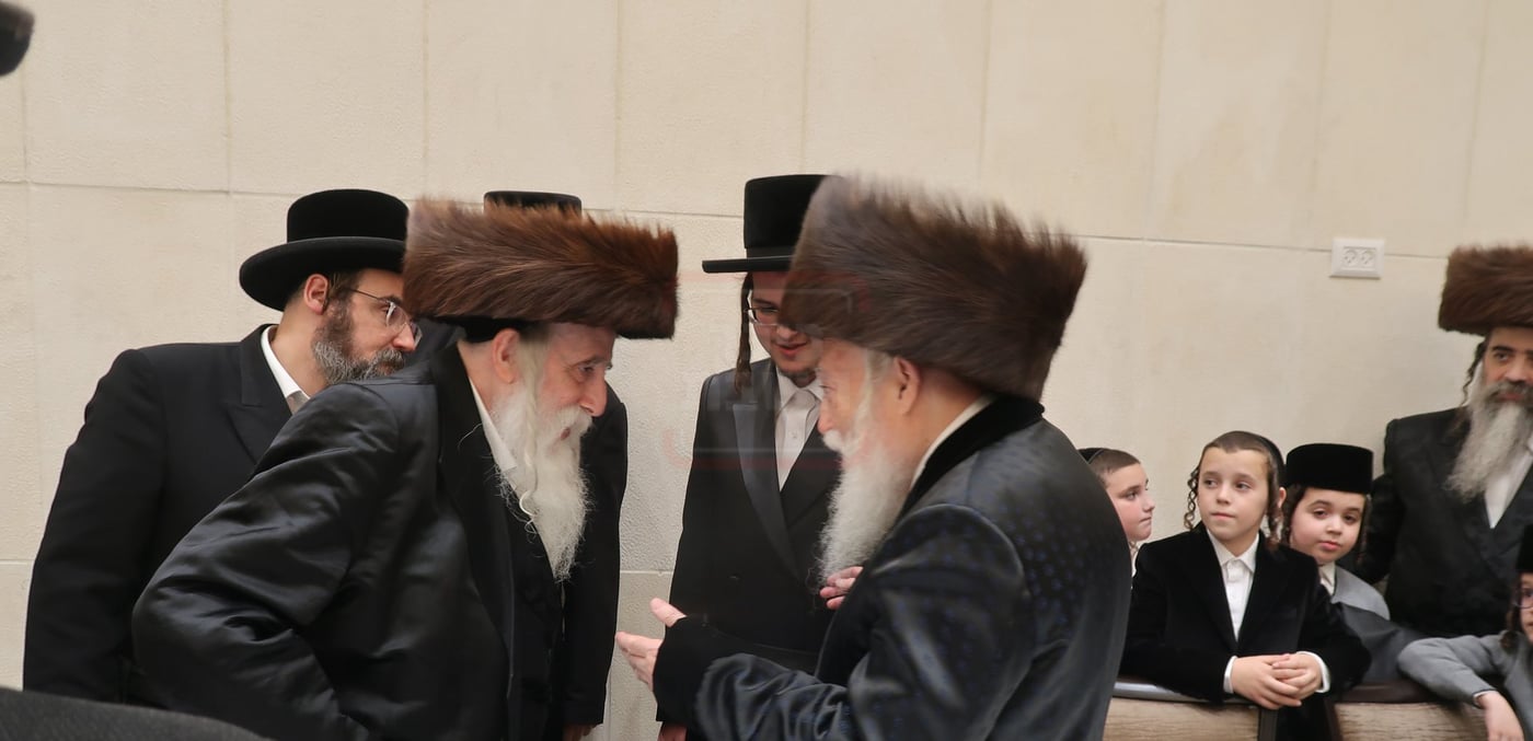 שמחת בית מכנובקא בעלזא - ראצפערט - האלמין