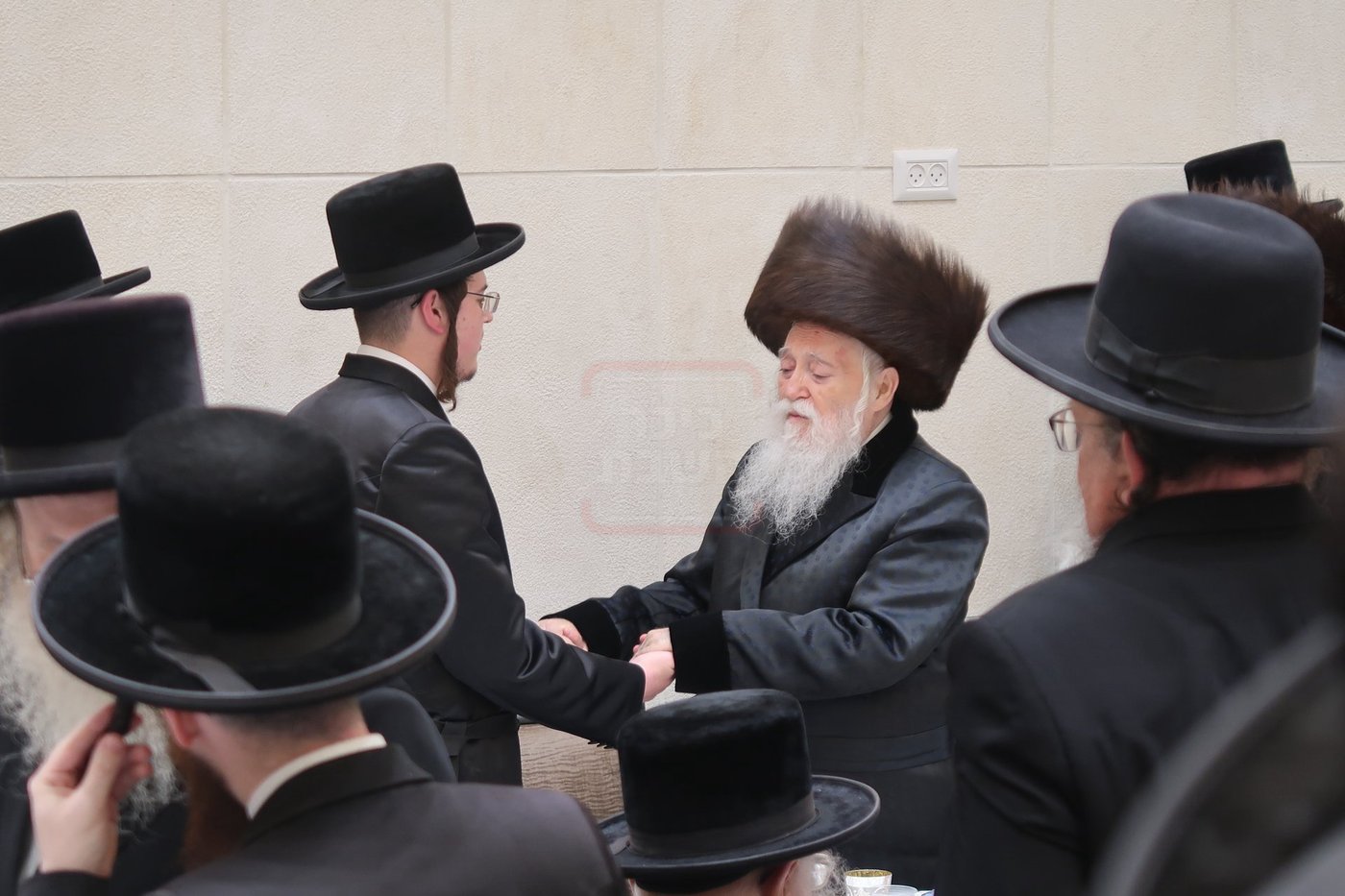 שמחת בית מכנובקא בעלזא - ראצפערט - האלמין