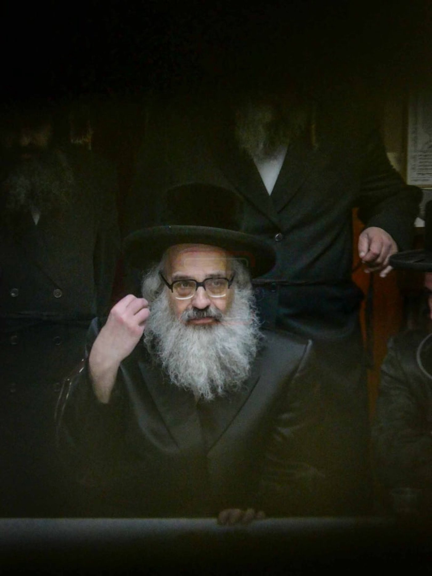 האדמו''ר מויז'ניץ בית שמש בביקור בעמנואל