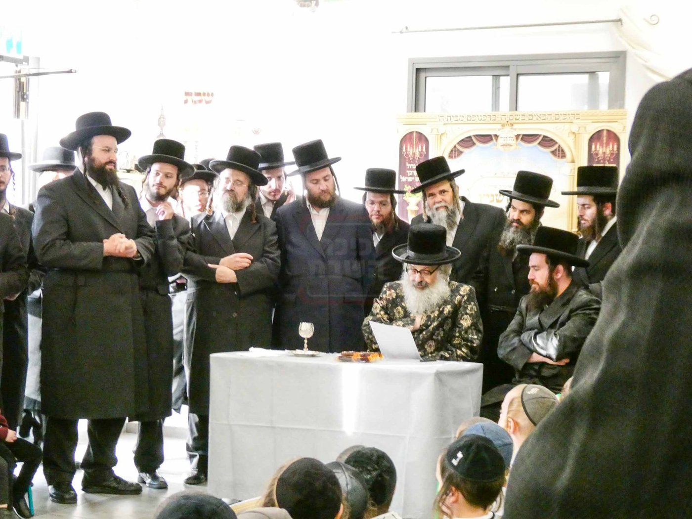 האדמו''ר מויז'ניץ בית שמש בביקור בעמנואל