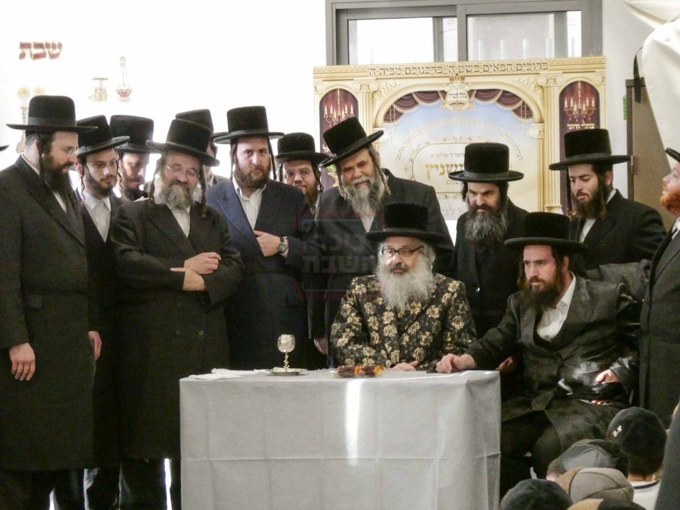 האדמו''ר מויז'ניץ בית שמש בביקור בעמנואל