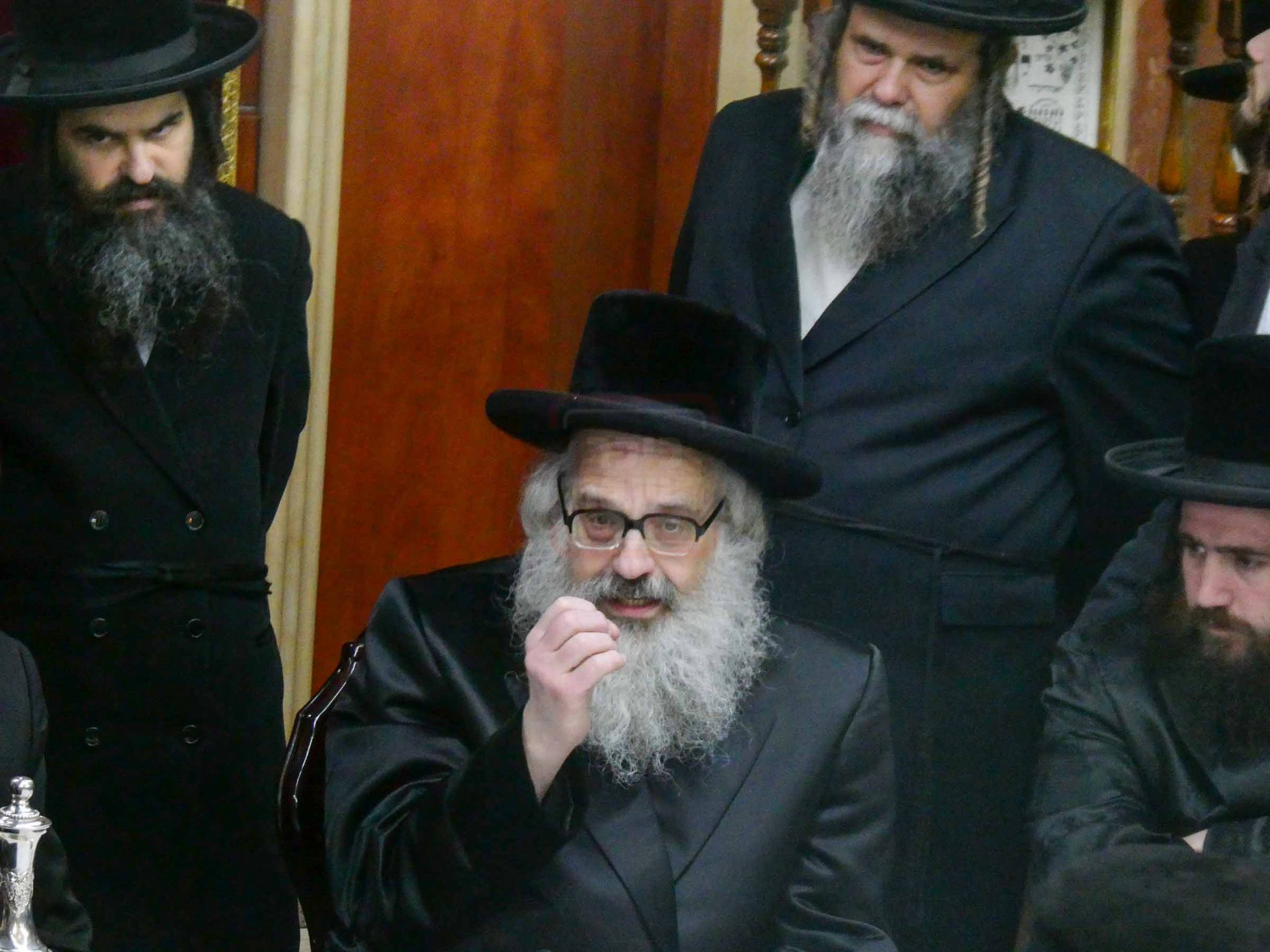 האדמו''ר מויז'ניץ בית שמש בביקור בעמנואל