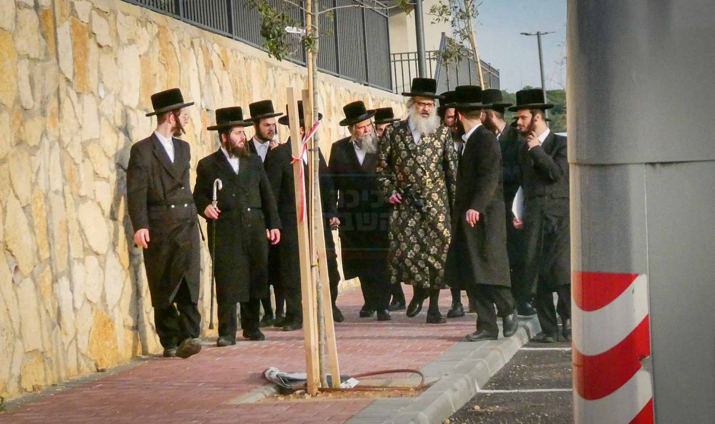 האדמו''ר מויז'ניץ בית שמש בביקור בעמנואל