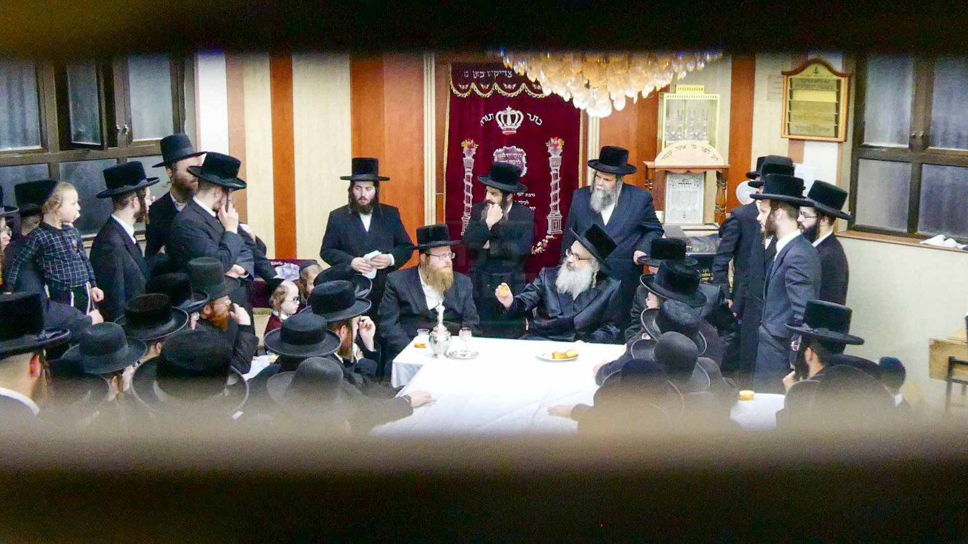 האדמו''ר מויז'ניץ בית שמש בביקור בעמנואל