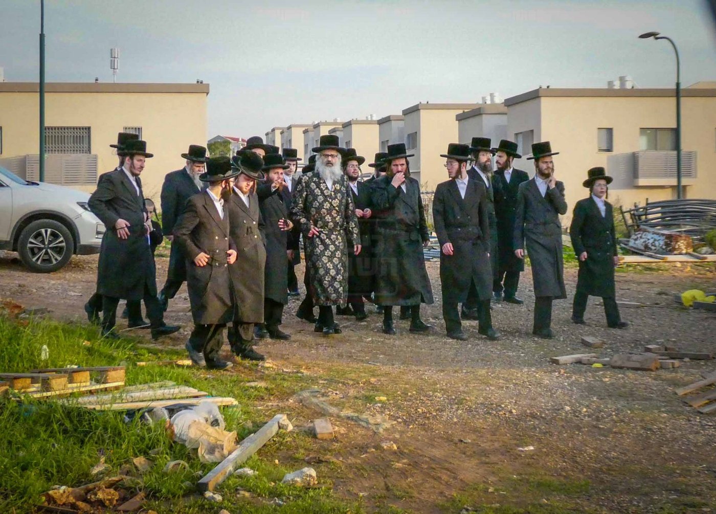 האדמו''ר מויז'ניץ בית שמש בביקור בעמנואל