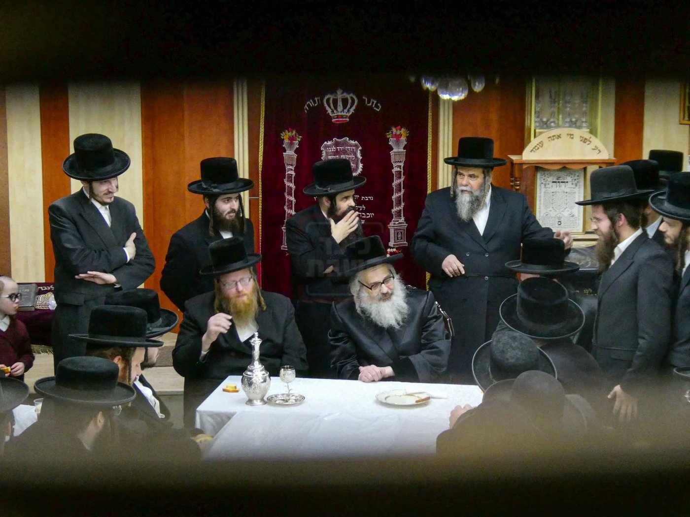 האדמו''ר מויז'ניץ בית שמש בביקור בעמנואל