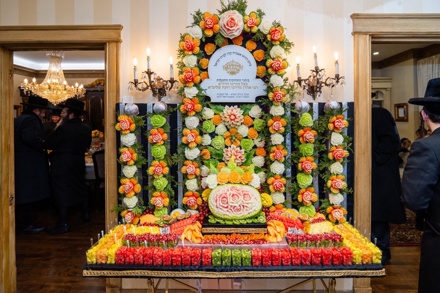 הרה"צ רבי אהרן מרדכי רוקח בביקור במומטריאול