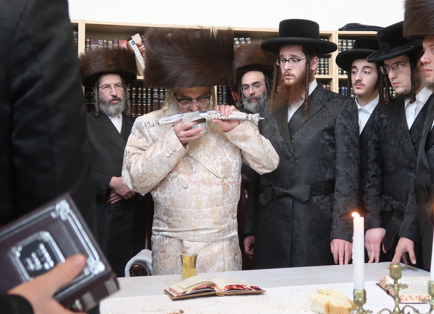 האדמו"ר מסאטמר במנוחה בפאלם ספרינגס 