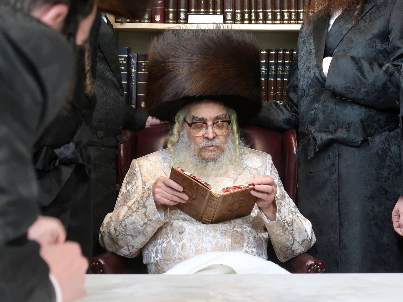 האדמו"ר מסאטמר במנוחה בפאלם ספרינגס 