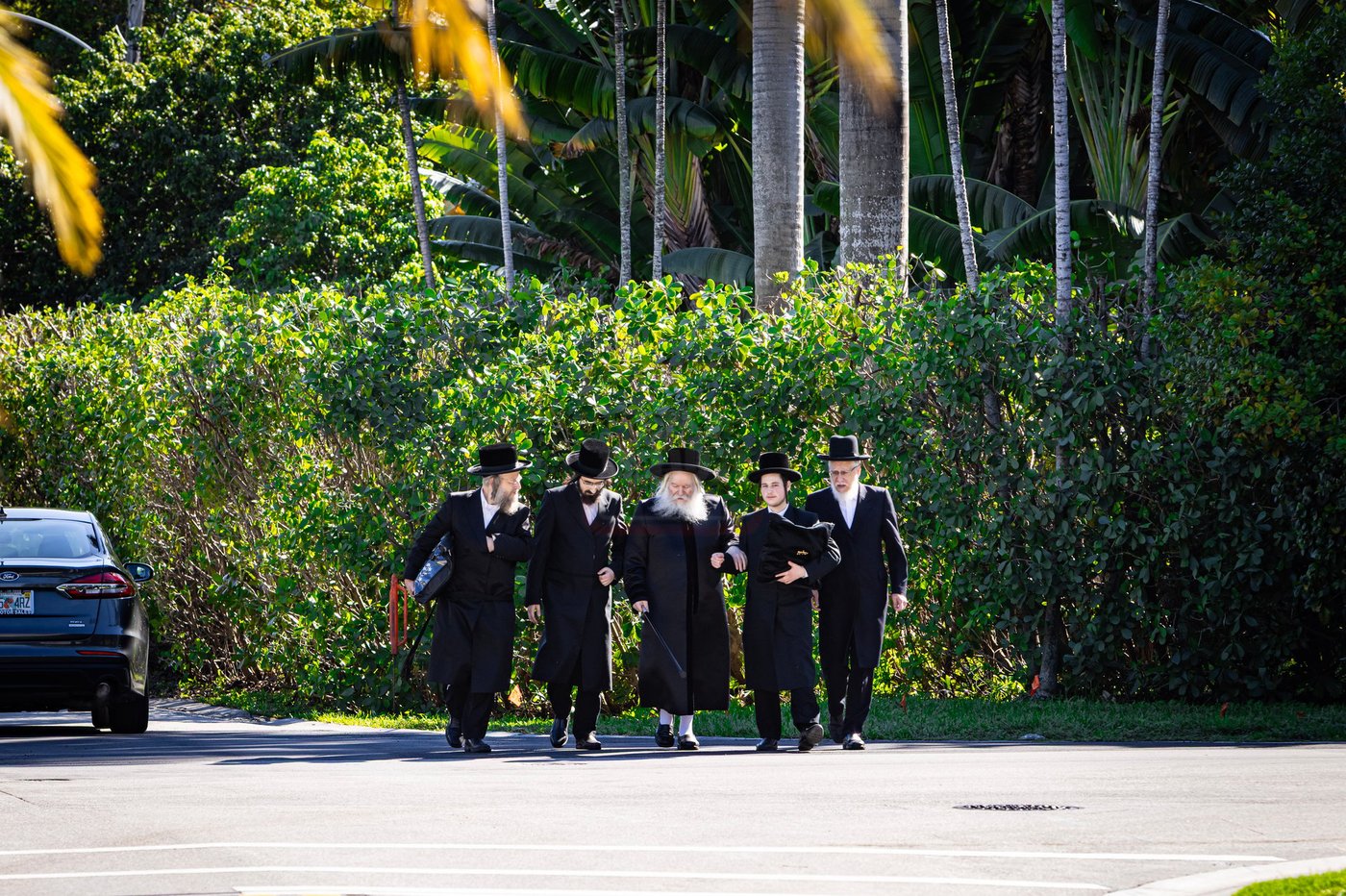 האדמו"ר מבאבוב במנוחה בפלורידה