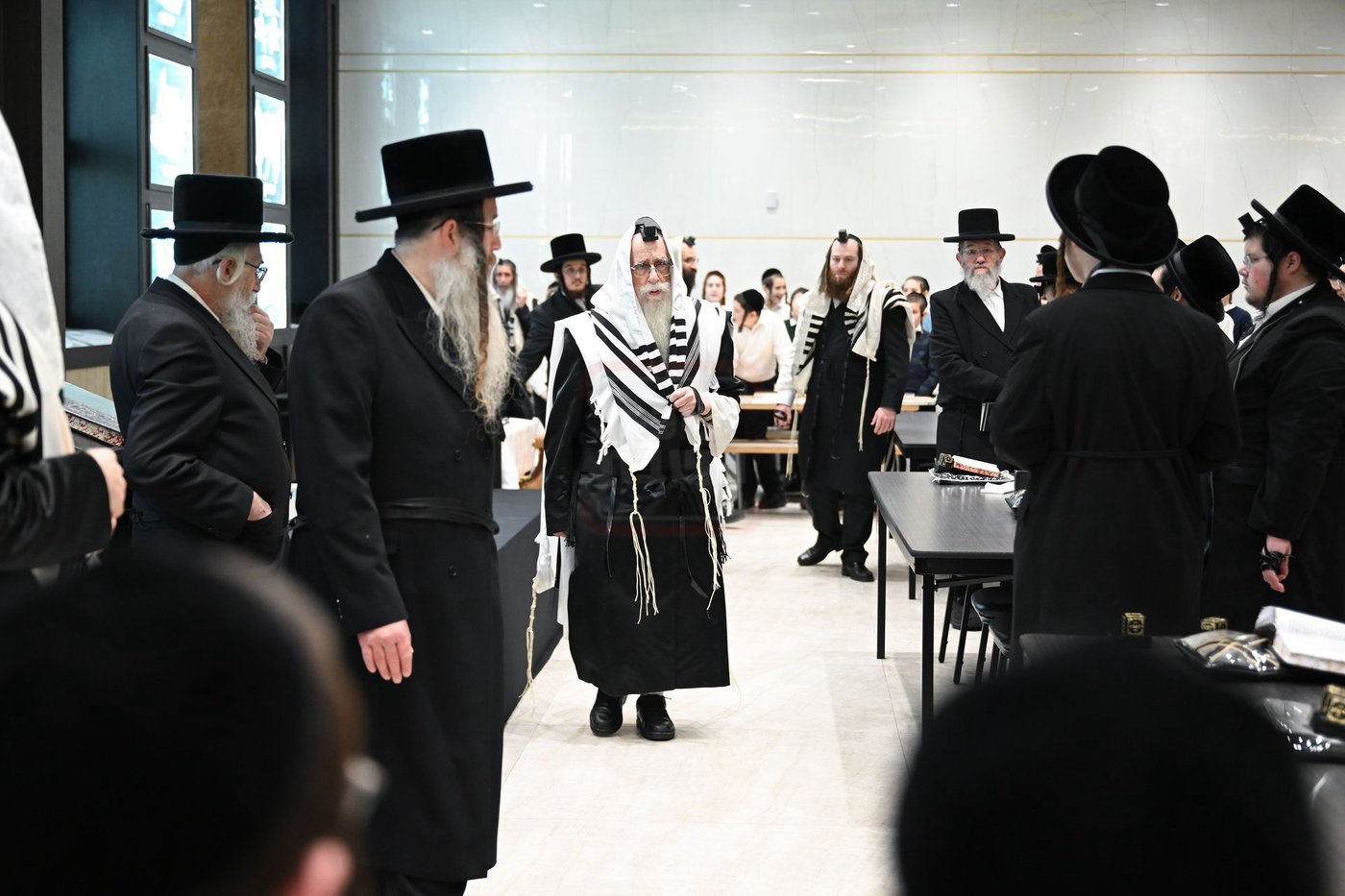 האדמו"ר מצאנז בביקור במונסי