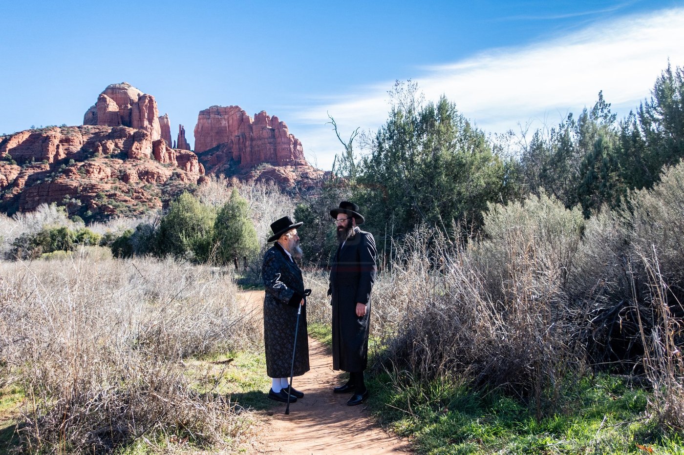 האדמו"ר מבאבוב 45 במנוחה בעיר סקוטסדייל שבאריזונה 