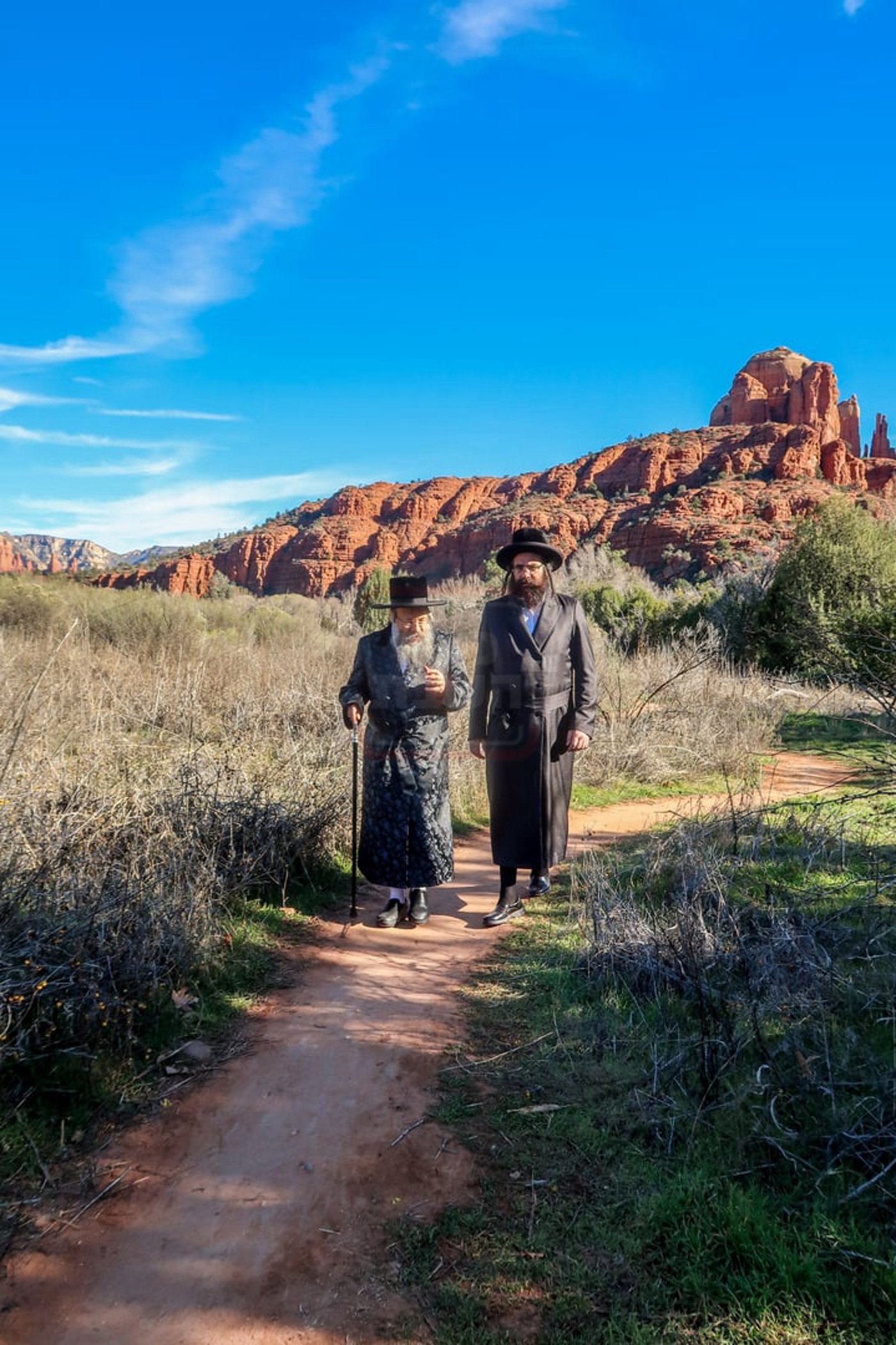 האדמו"ר מבאבוב 45 במנוחה בעיר סקוטסדייל שבאריזונה 