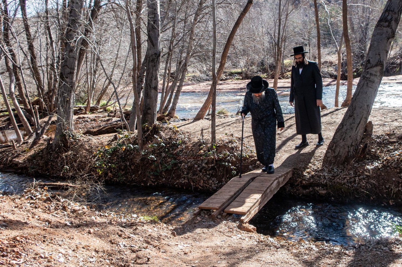 האדמו"ר מבאבוב 45 במנוחה בעיר סקוטסדייל שבאריזונה 