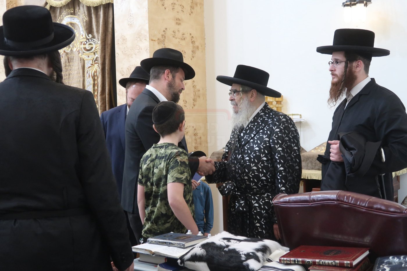 האדמו"ר מסאטמר במנוחה בפאלם ספרינגס