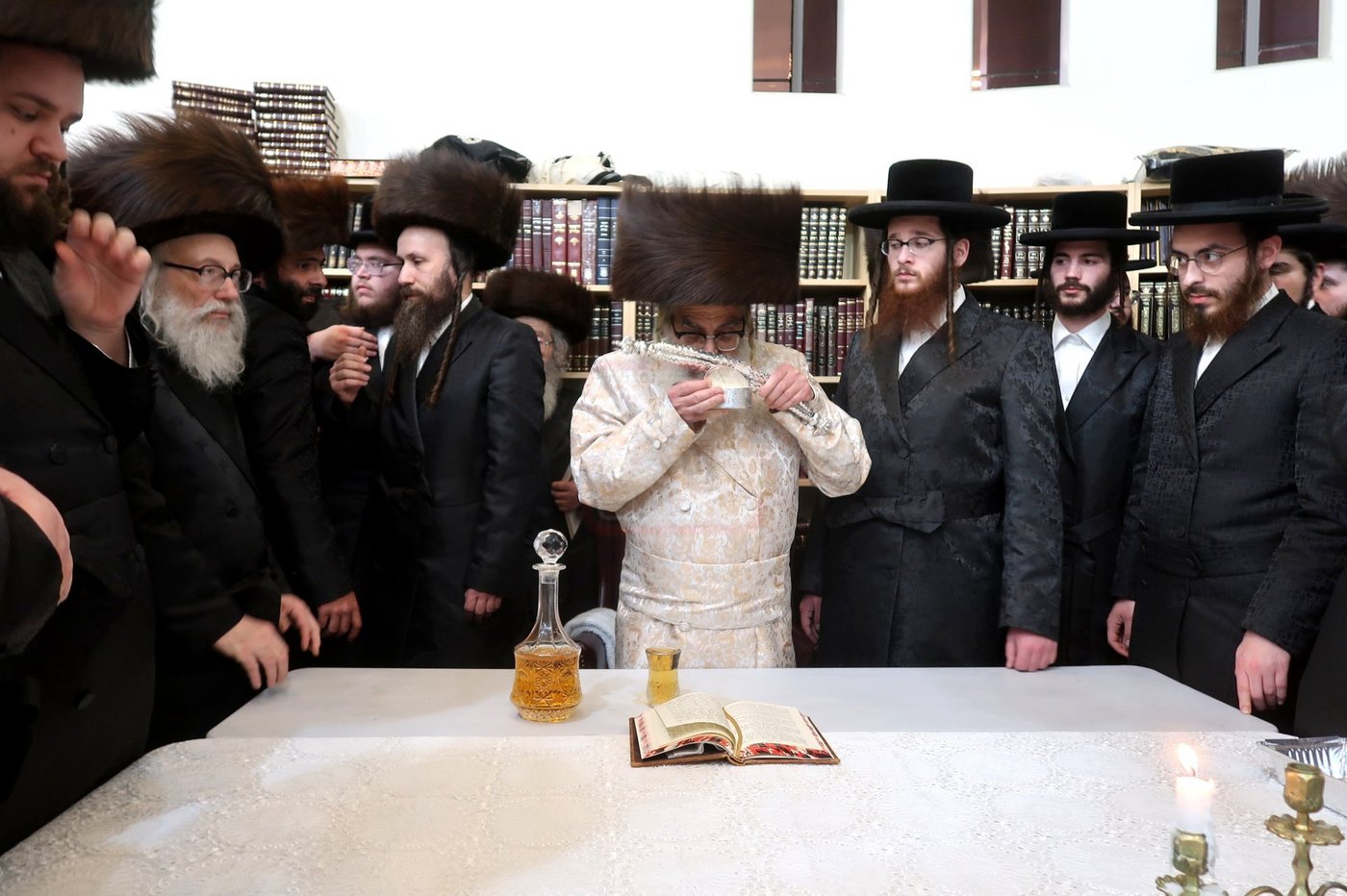 האדמו"ר מסאטמר במנוחה בפאלם ספרינגס