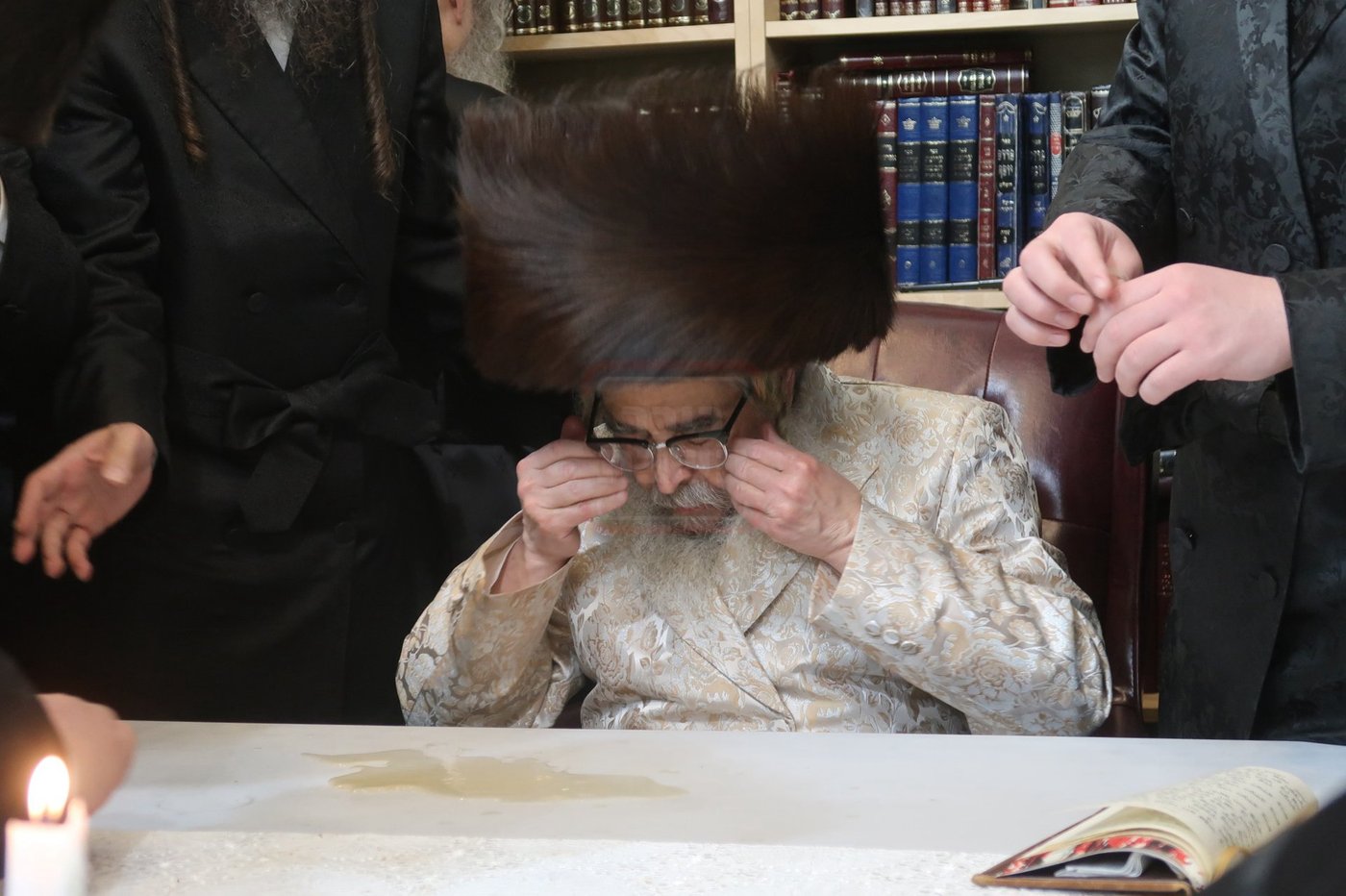 האדמו"ר מסאטמר במנוחה בפאלם ספרינגס