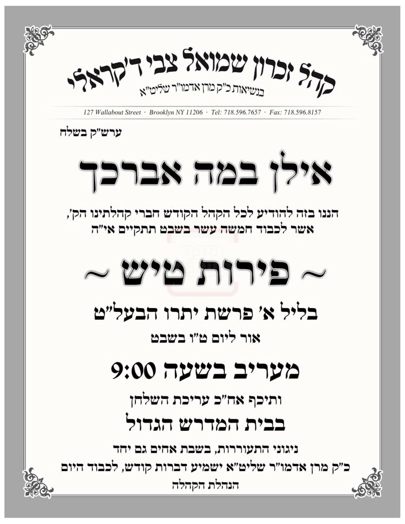 זמני ט"ו בשבט תשפ"ו בחצרות הקודש