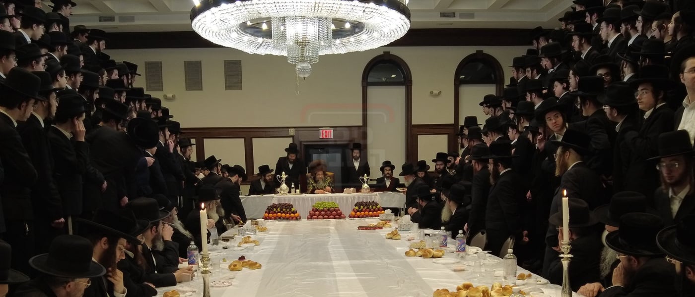 האדמו"ר מסקולען לייקווד בטיש ט"ו בשבט