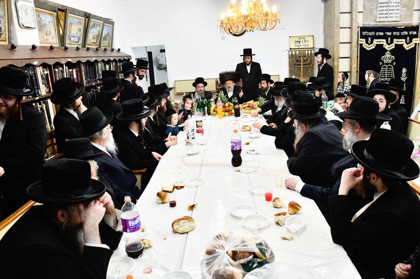 האדמו"ר מאנטניא בטיש ט"ו בשבט