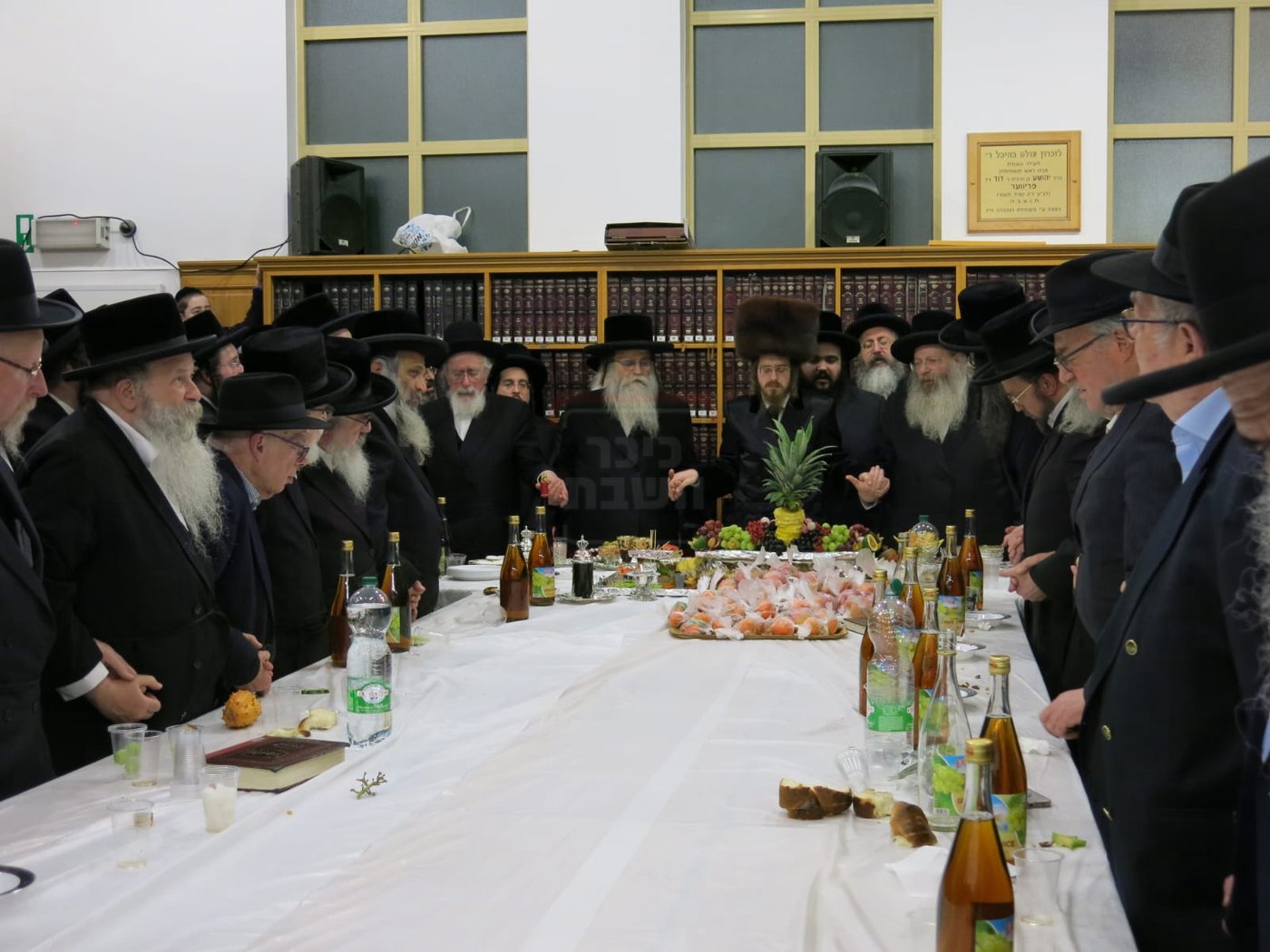 האדמו"ר מסאדיגורה בטיש ט"ו בשבט באנטווערפן