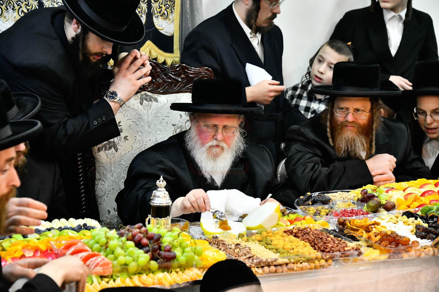 האדמו"ר מסאסוב בטיש ט"ו בשבט