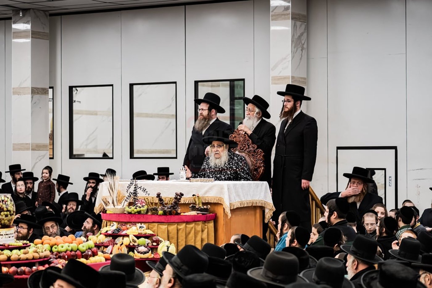 האדמו"ר מסאטמר בטיש ט"ו בשבט