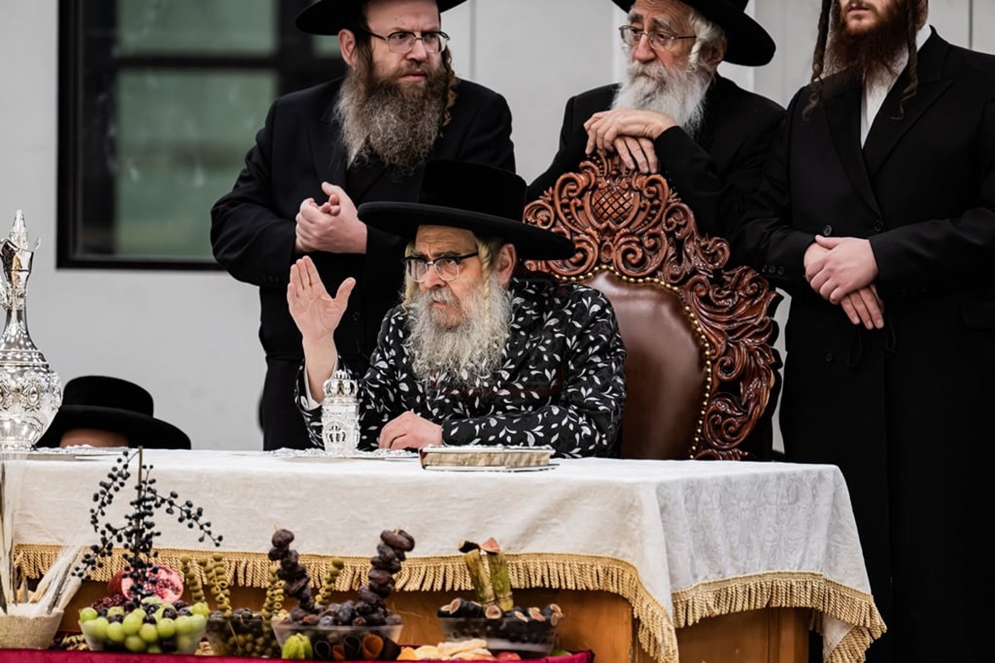 האדמו"ר מסאטמר בטיש ט"ו בשבט