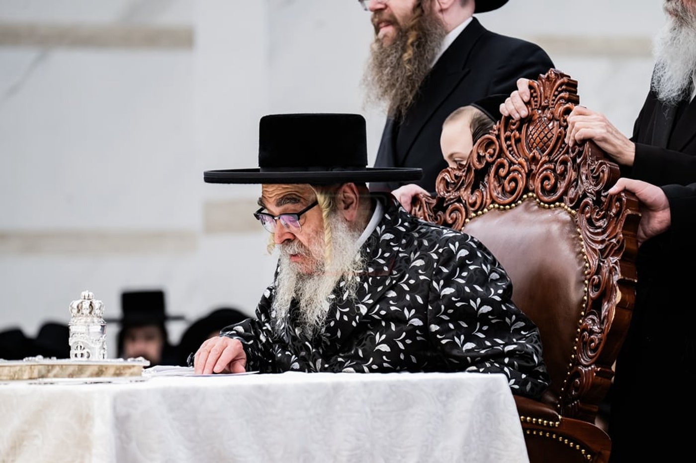 האדמו"ר מסאטמר בטיש ט"ו בשבט