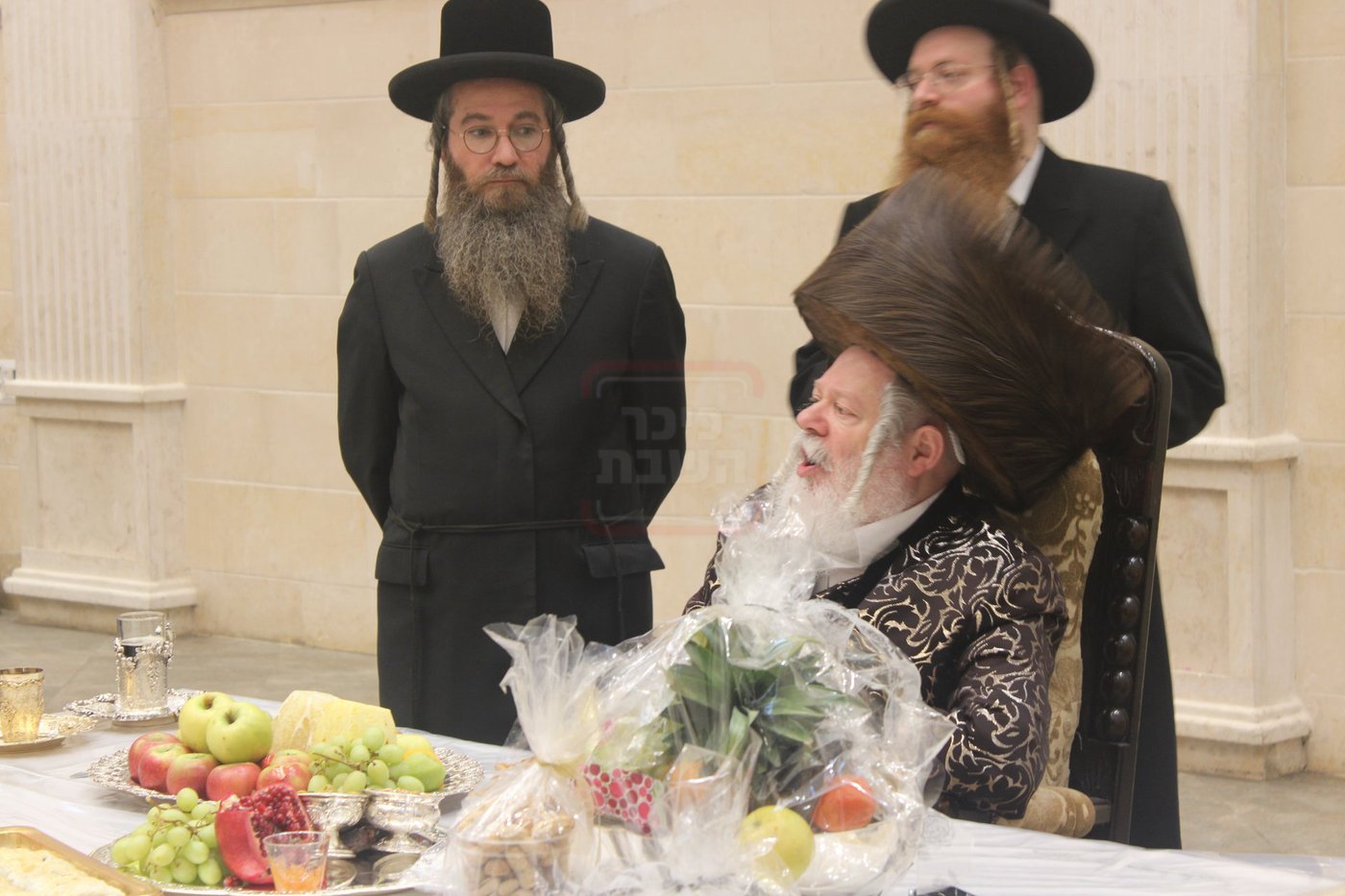 האדמו"ר מפרמישלאן בטיש ט"ו בשבט