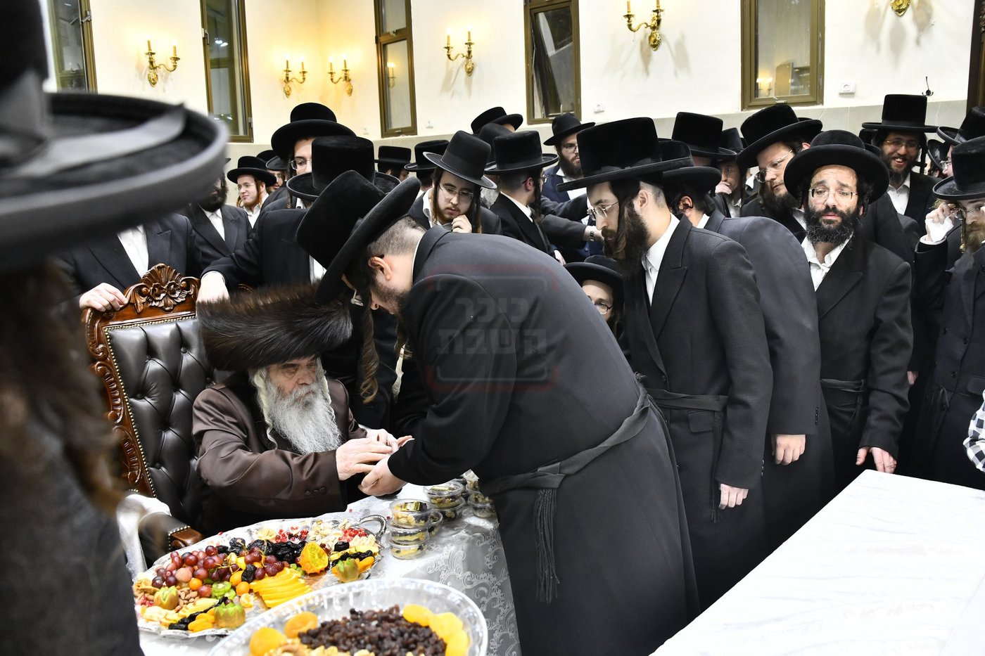 האדמו"ר מקרעטשניף י-ם בשלחה"ט לרגל ט"ו בשבט