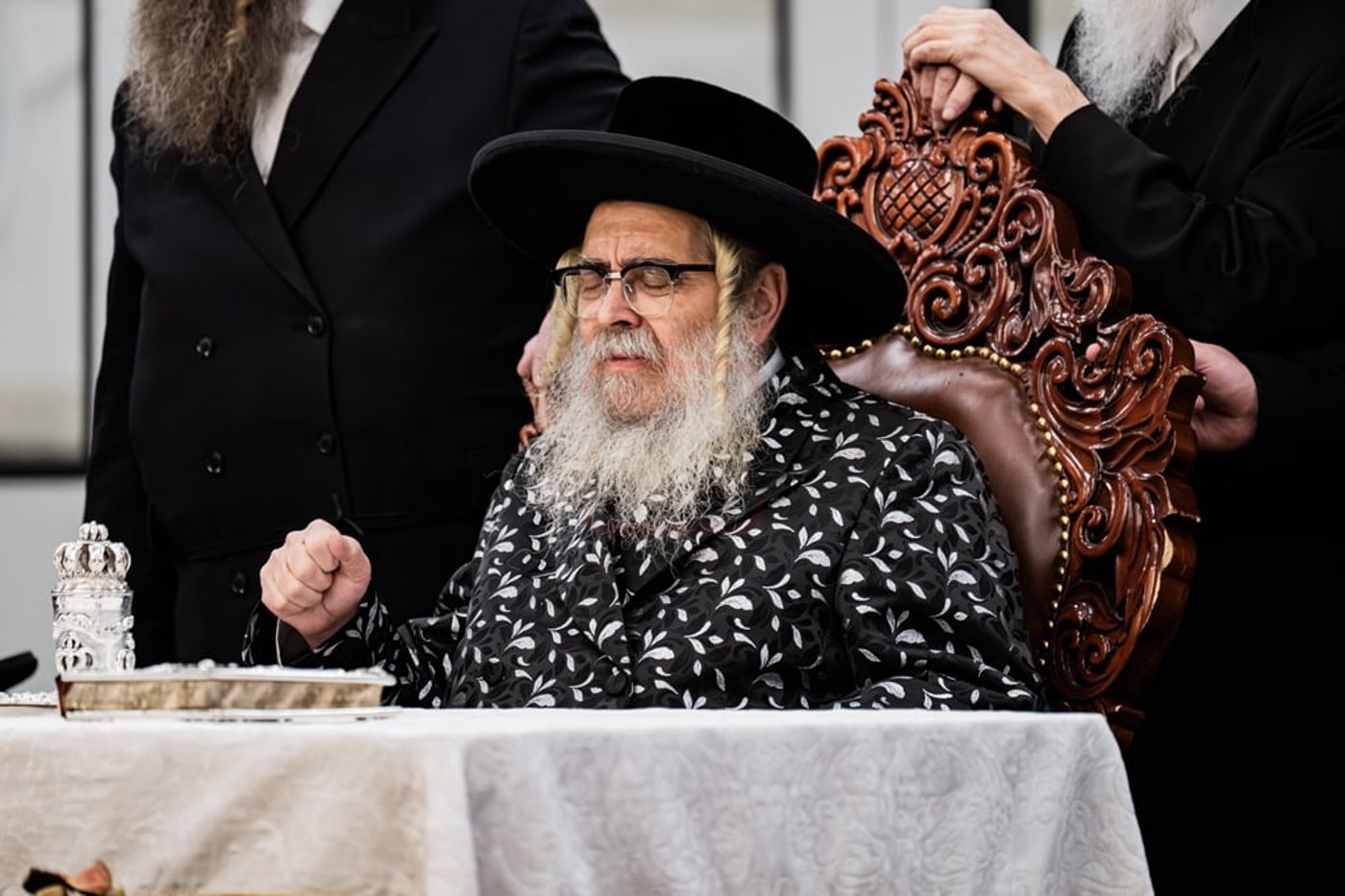 האדמו"ר מסאטמר בטיש ט"ו בשבט