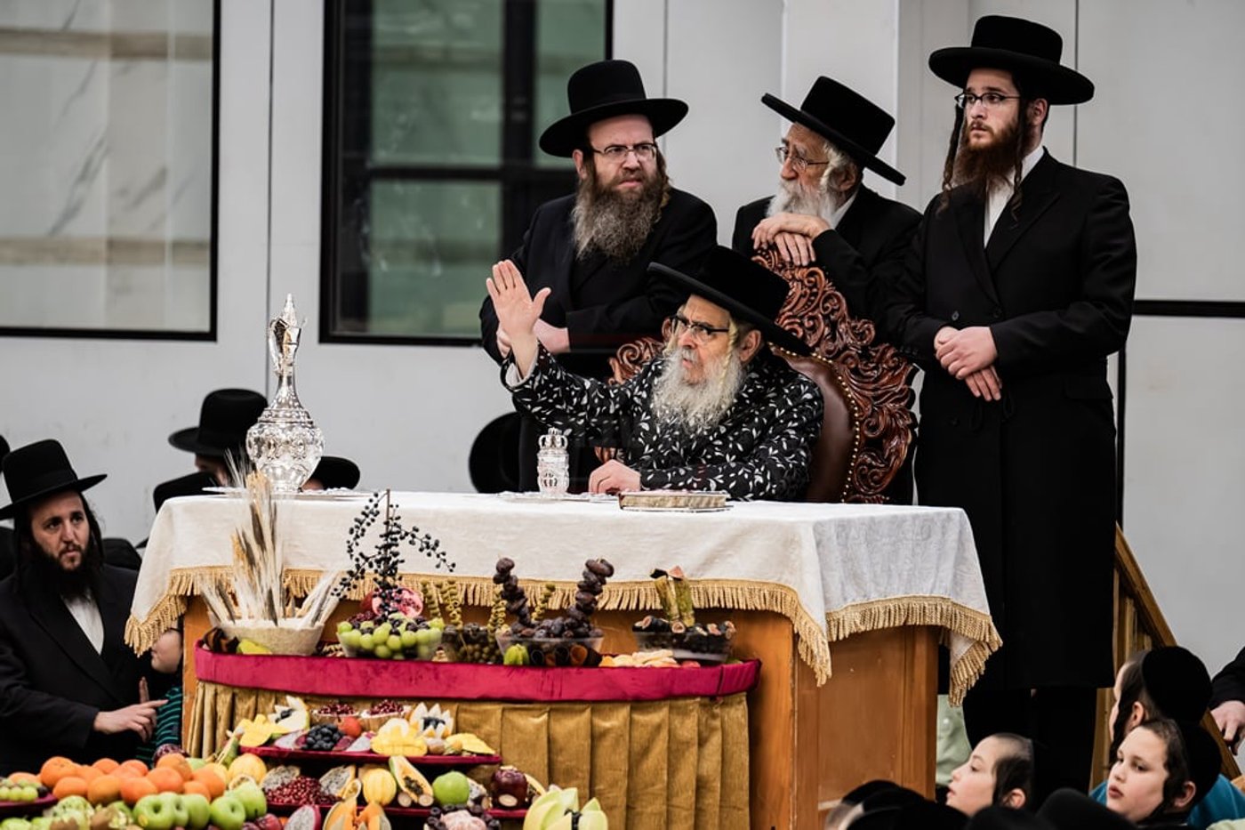 האדמו"ר מסאטמר בטיש ט"ו בשבט