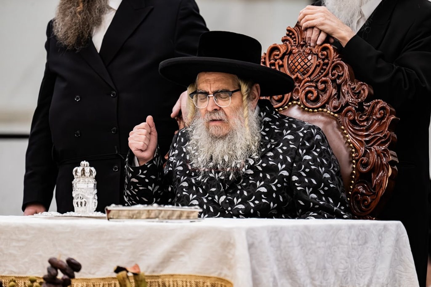 האדמו"ר מסאטמר בטיש ט"ו בשבט