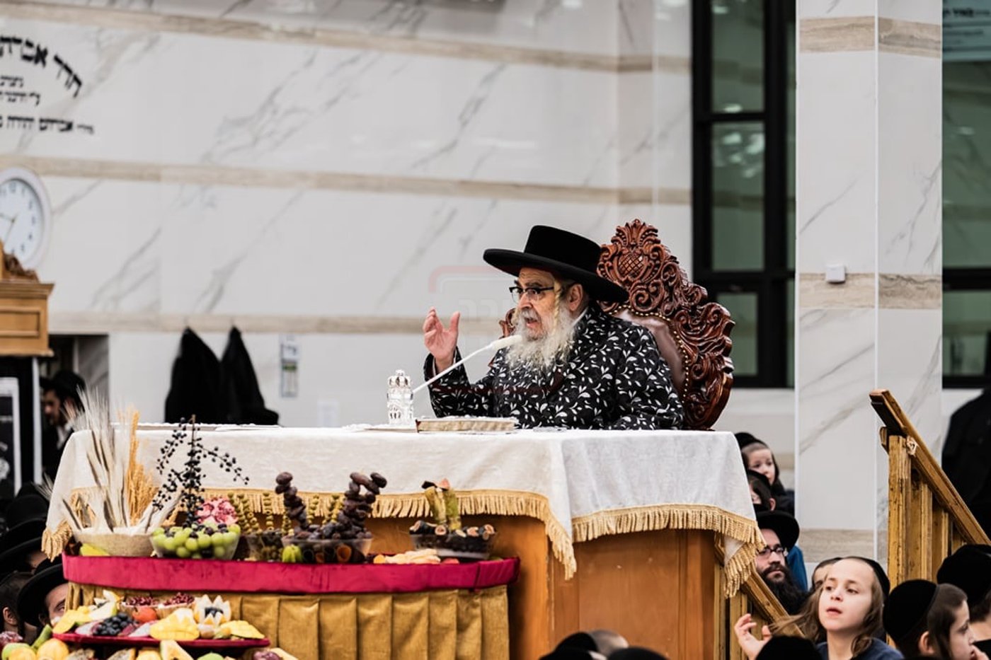 האדמו"ר מסאטמר בטיש ט"ו בשבט