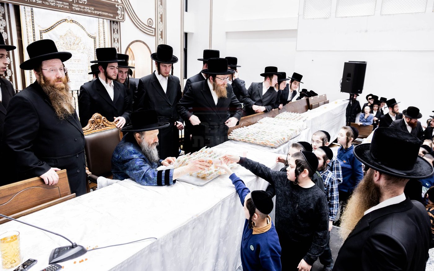 האדמו"ר מבאבוב 45 בטיש ט"ו בשבט