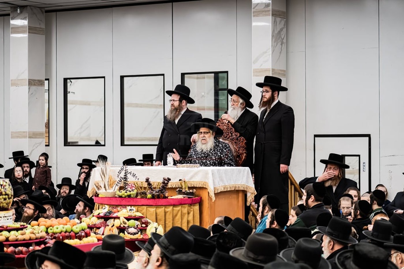 האדמו"ר מסאטמר בטיש ט"ו בשבט