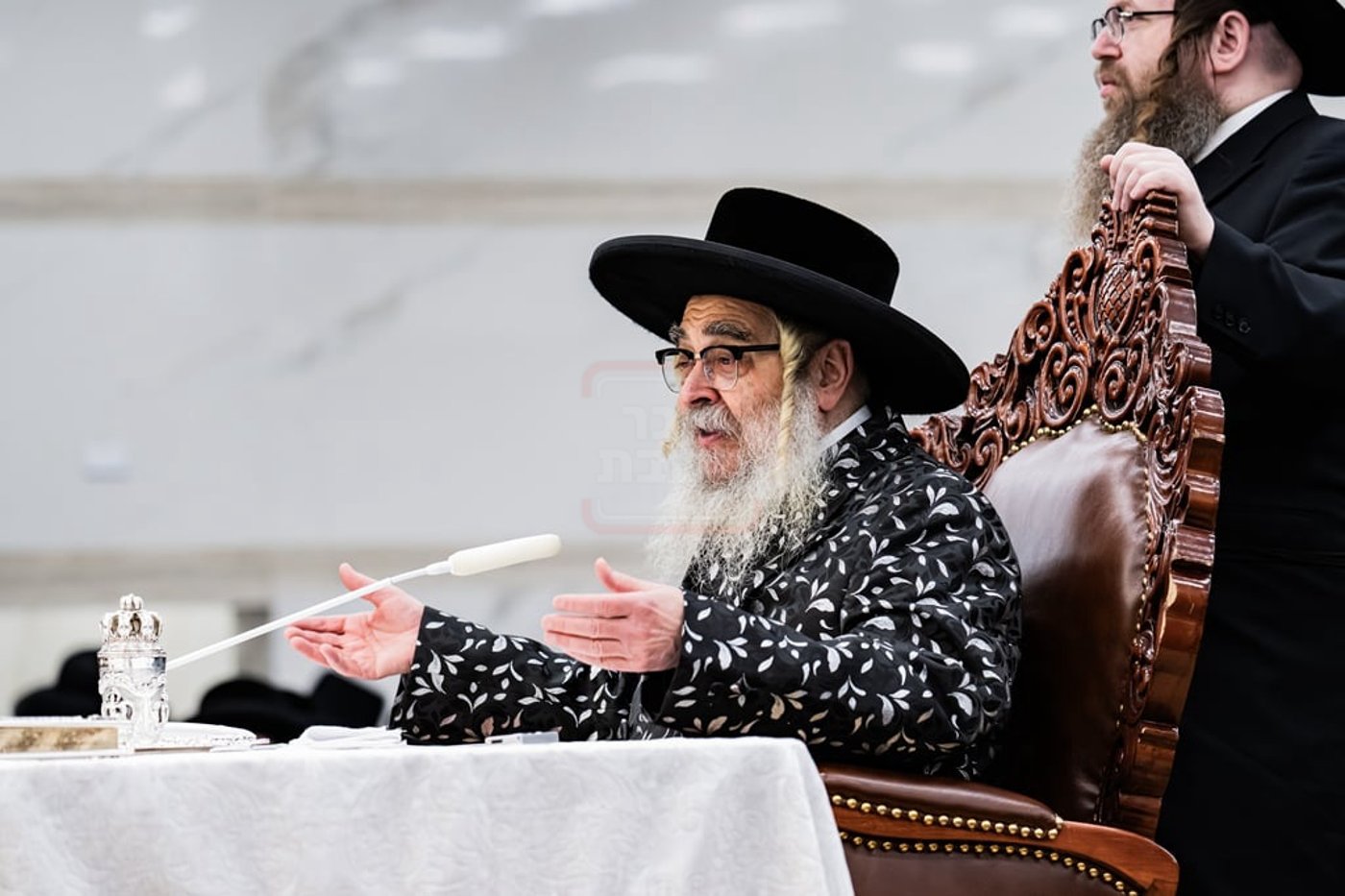 האדמו"ר מסאטמר בטיש ט"ו בשבט