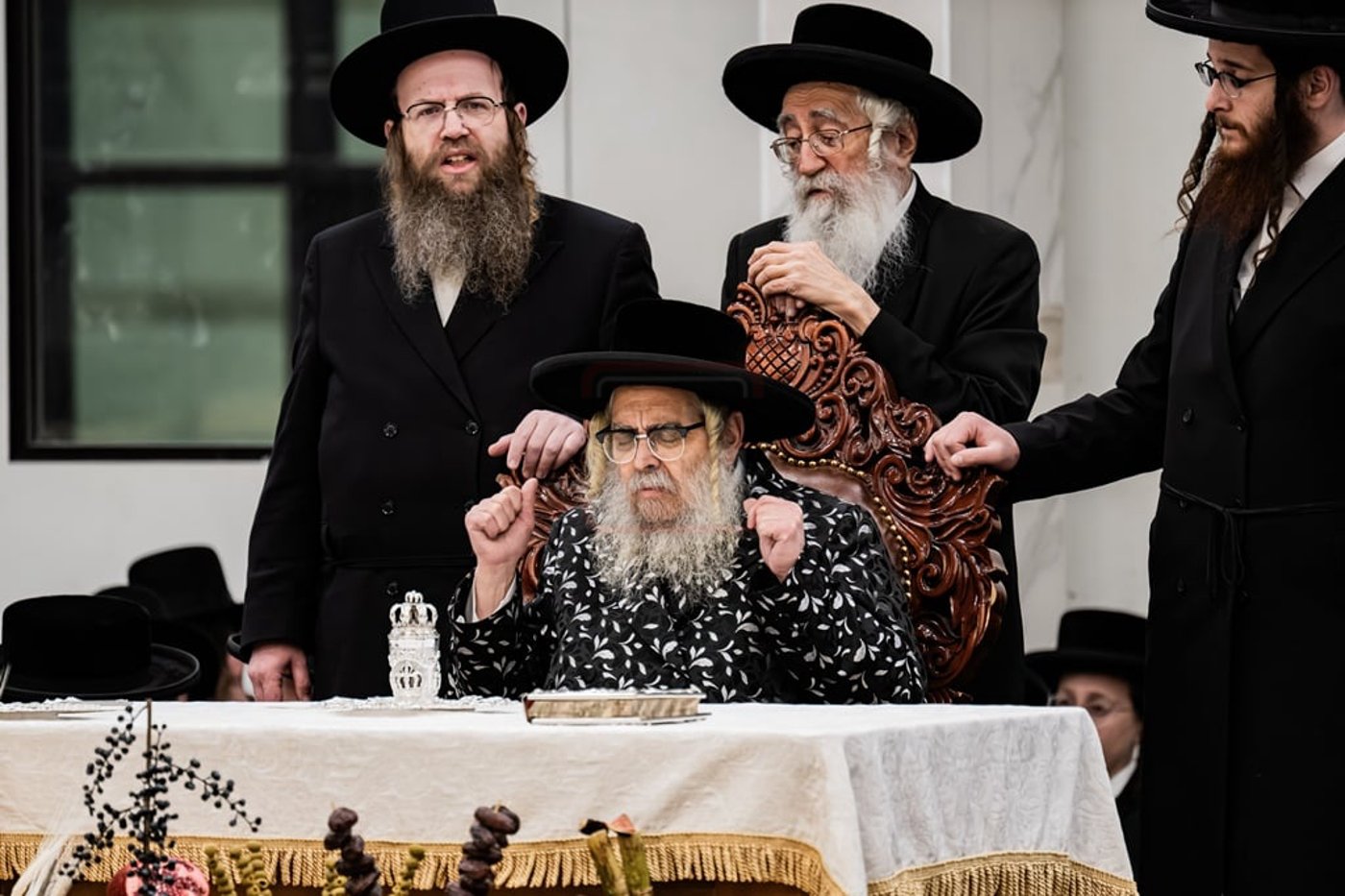 האדמו"ר מסאטמר בטיש ט"ו בשבט