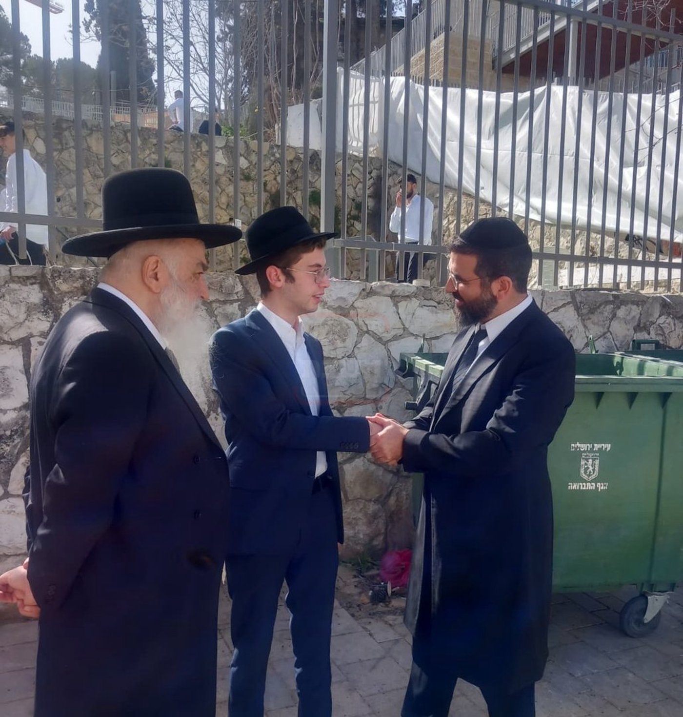 קבלת הפנים בישיבת אהל יוסף