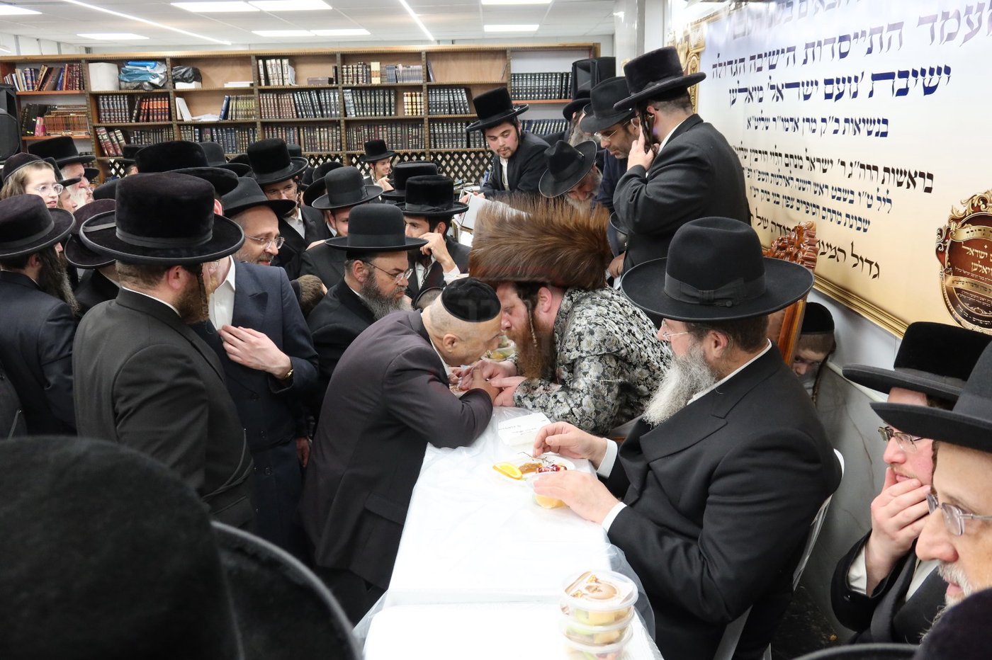 טיש ט"ו בשבט בחצה"ק מיאלען