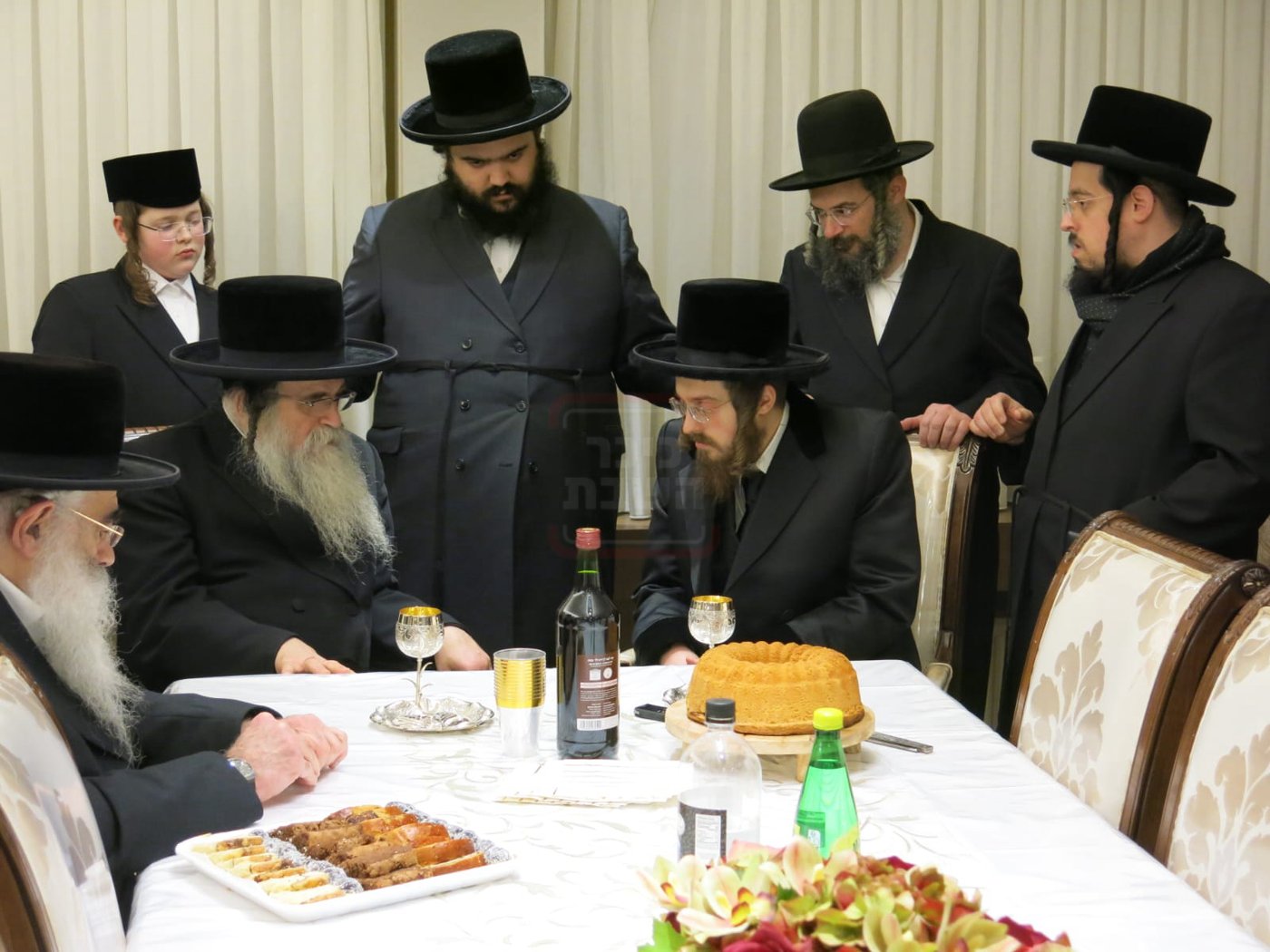 האדמו"ר מסאדיגורה בביקור אצל גאב"ד אנטווערפן 