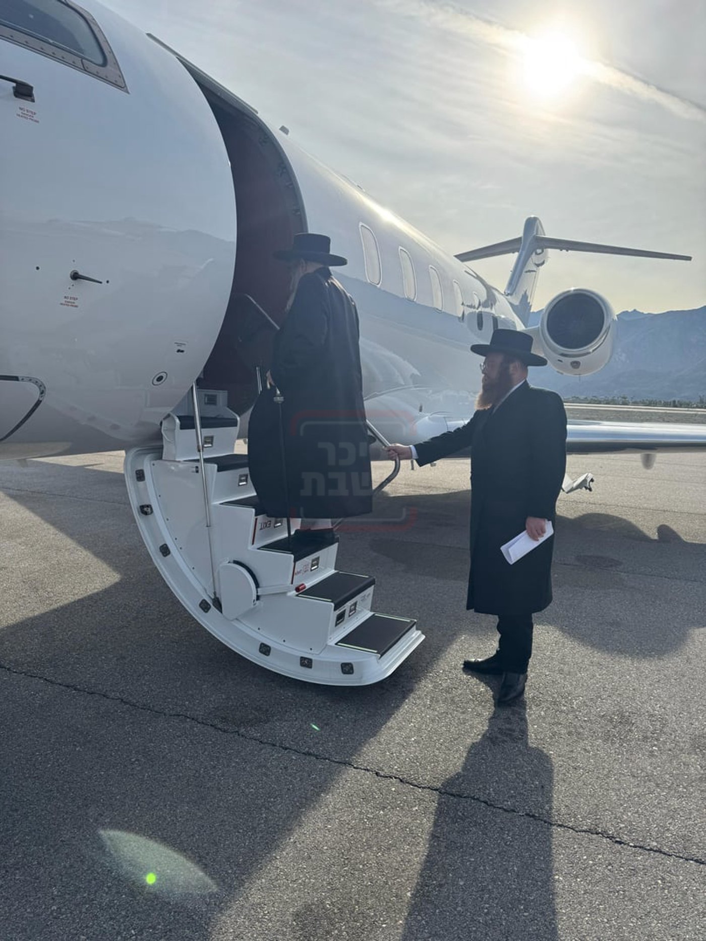 האדמו"ר מסאטמר בחזרתו מפאלם ספרינגס