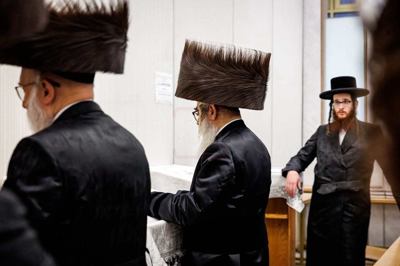 האדמו"ר מסאטמר בברכת הבנים