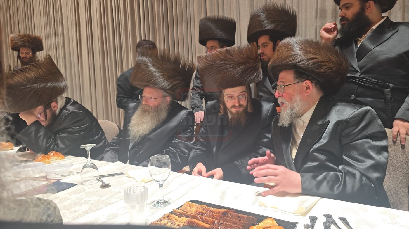 האדמו"ר מסאדיגורה בשמחת נישואי גיסו בלונדון