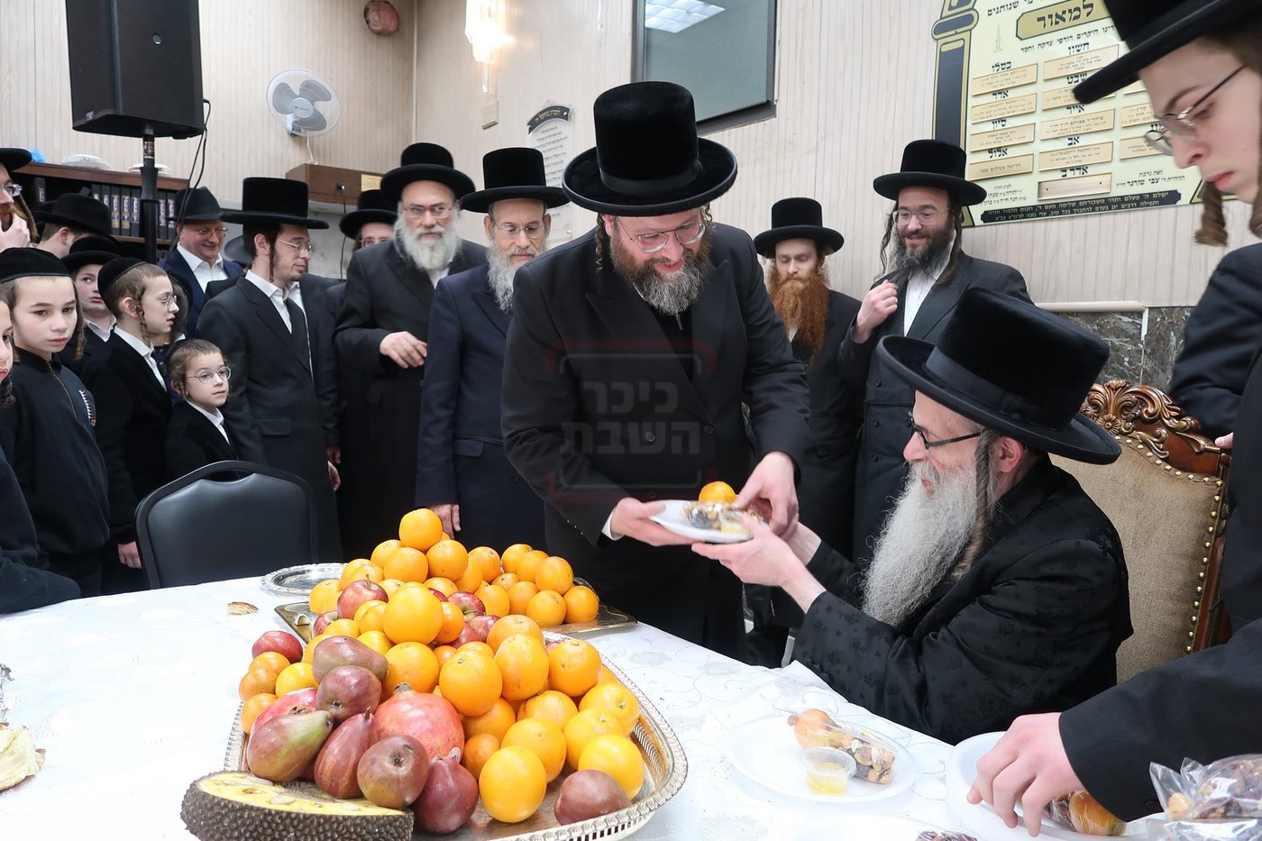 ט"ו בשבט בחצה"ק צאנז זוועהיל