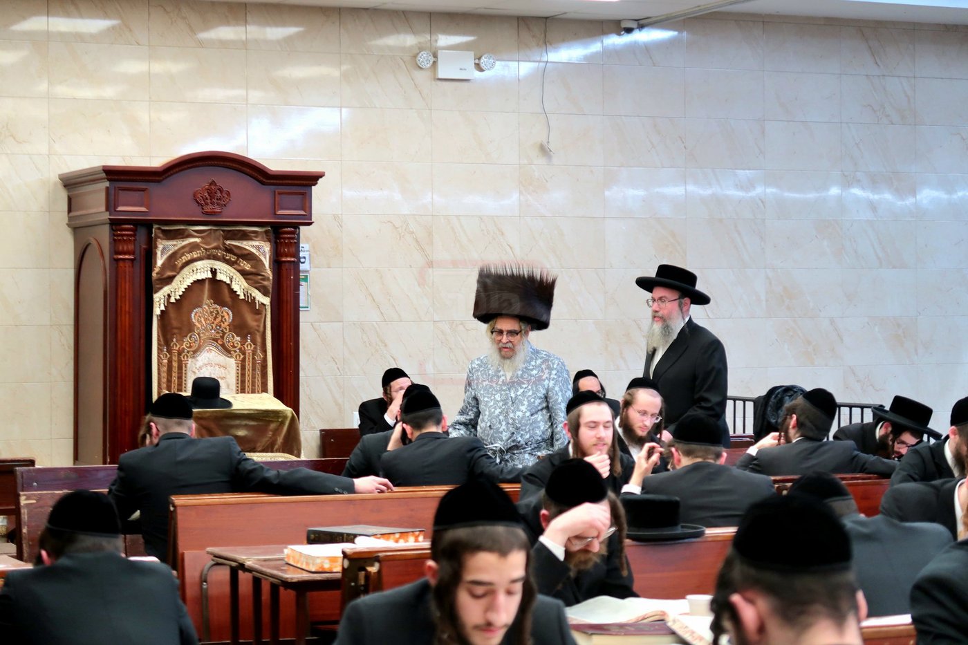 האדמו"ר מסאטמר בביקור בכולל