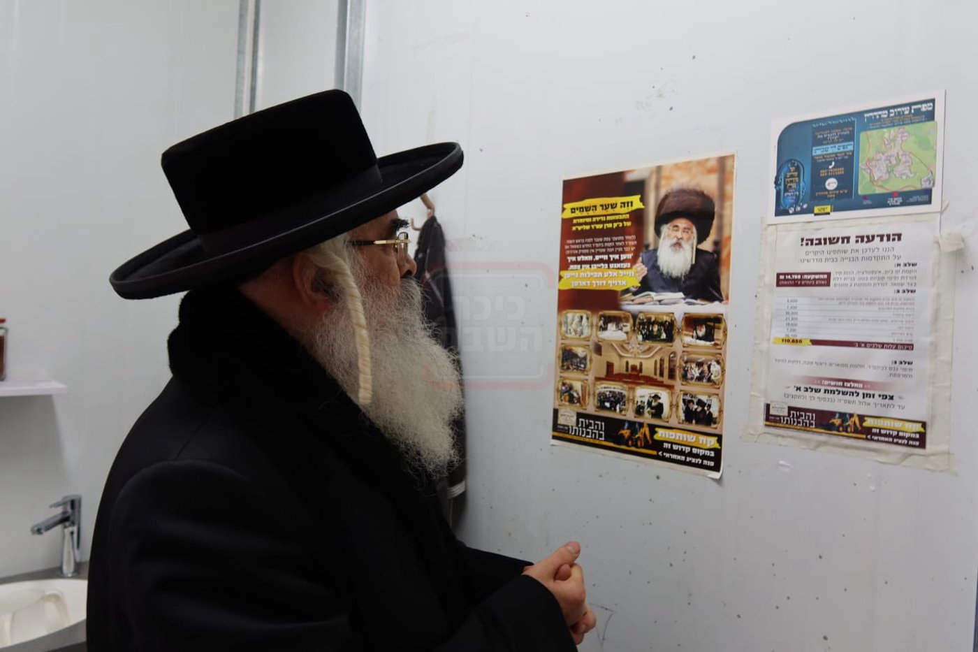 האדמו"ר מדושינסקיא בביקור בצפת