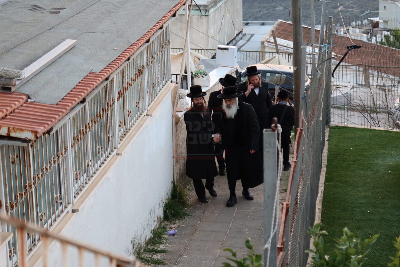 האדמו"ר מדושינסקיא בביקור בצפת